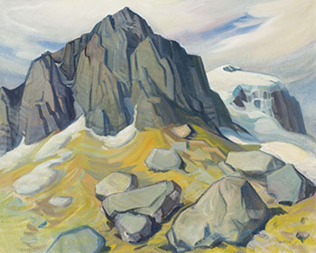 Ice Fields, Banff-Jasper Highway par Henry George Glyde