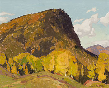 Hills at Dam Lake by Alfred Joseph (A.J.) Casson