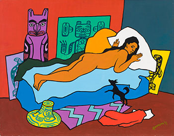 L'Indienne de Gauguin par Ted Harrison