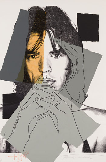 Mick Jagger (F.S.II.147) par Andy Warhol