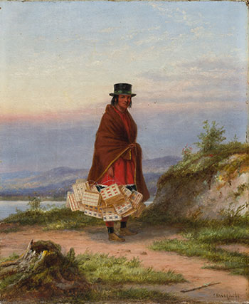 Basket Seller by Cornelius David Krieghoff