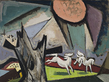 White Horses by Jack Hamilton Bush