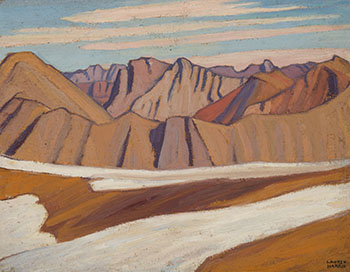 Colin Range, Rocky Mts., Rocky Mountain Sketch CXI by Lawren Stewart Harris