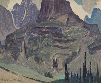 Peaks Above Lake O'Hara by James Edward Hervey (J.E.H.) MacDonald