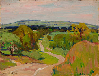 A Country Road Near Port Hope by John William (J.W.) Beatty
