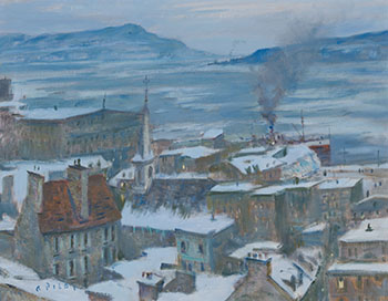 Quebec Winter Twilight by Robert Wakeham Pilot
