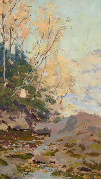 Sunlit Stream by William Henry Clapp