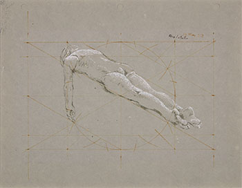 Study for Woman on Diving Board by Alexander Colville