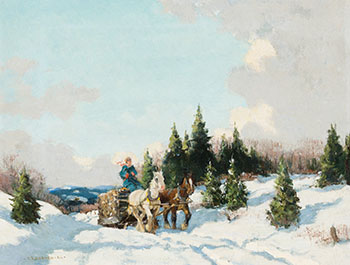 Sunny Winter's Day par Frederick Simpson Coburn