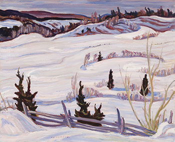 Winter Landscape, Quebec par Alexander Young (A.Y.) Jackson