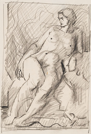 Untitled Nude Study par Jack Leonard Shadbolt