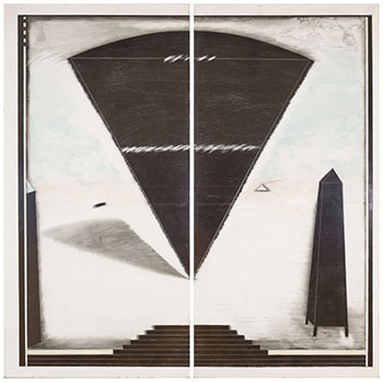 Turbulance (Diptych) par Greg Murdock