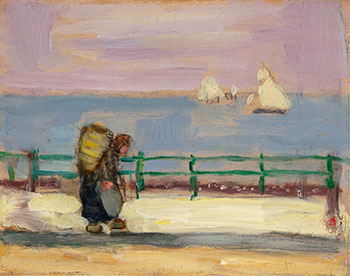 The Mussel Gatherer, Dieppe (The Surf, Dieppe) par James Wilson Morrice