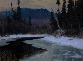Winter Twilight on the Cache River by Maurice Galbraith Cullen