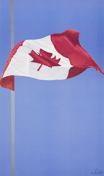 Canadian Flag by Charles Pachter