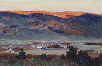 Autumn, Charlevoix par Clarence Alphonse Gagnon