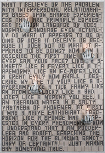 Like a Tapeworm by Mark Titchner