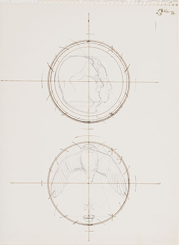 Study for Governor General's Medal (AC00627) by Alexander Colville