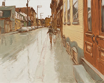 Rue Bagot à Québec by John Geoffrey Caruthers Little