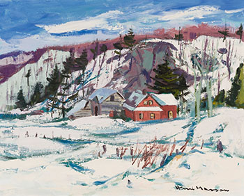 Near McGregor Lake, Quebec par Henri Leopold Masson