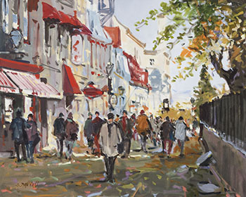 Québec, Rue St. Anne par Serge Brunoni