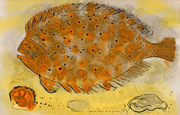 Poisson orange par Paul Vanier Beaulieu