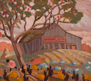 The Old Barn par Albert Henry Robinson