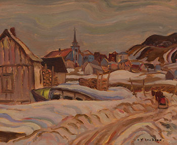 Fox River, Gaspé by Alexander Young (A.Y.) Jackson