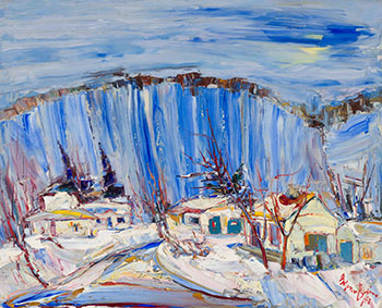 Winter Landscape, Laurentians by Samuel Borenstein