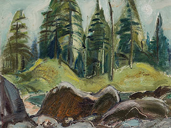 Misty Morning on Vancouver Island par Arthur Lismer