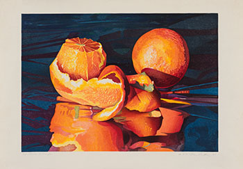 Reflections of Oranges par Mary Frances Pratt