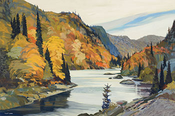 Agawa River par Richard (Dick) Ferrier