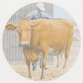 Prize Cow by Alexander Colville
