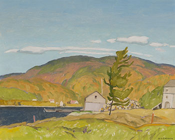 The Ottawa River at Grenville, Que. by Alfred Joseph (A.J.) Casson