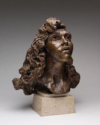 First Portrait of Kitty (with curls) by Sir Jacob Epstein