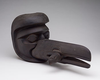 Raven with Fish by Mungo Martin