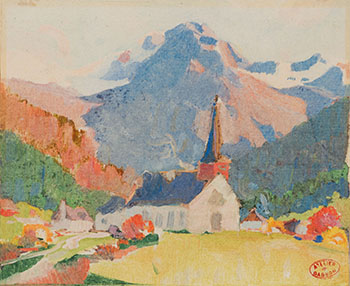 Dans Les Alpes par Clarence Alphonse Gagnon