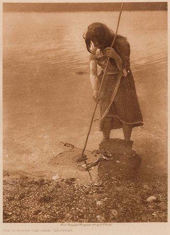 The Octopus Catcher - Qagyuhl by Edward Sherriff Curtis