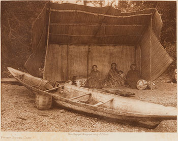 Puget Sound Camp by Edward Sherriff Curtis