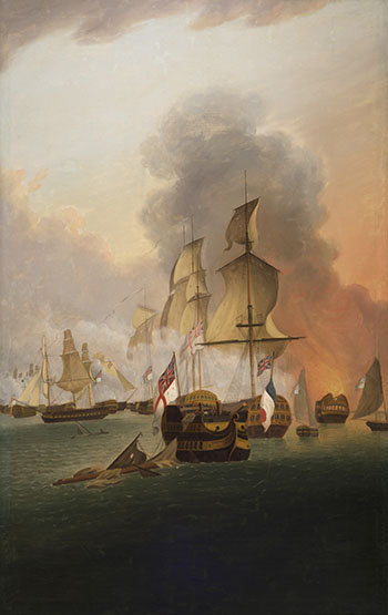 Battle of Trafalgar by William von Moll Berczy