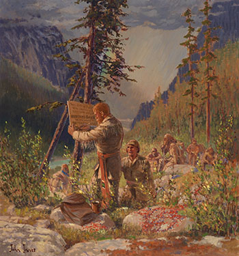 Samuel Black at Finlay River by John I. Innes
