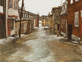 Ruelle Tracy vers Rue Arago, Quebec by John Geoffrey Caruthers Little