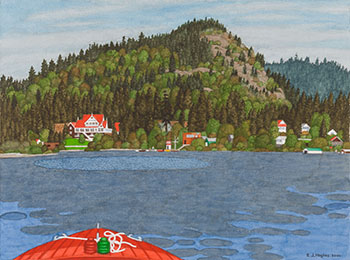Old Baldy Mountain, Shawnigan Lake by Edward John (E.J.) Hughes