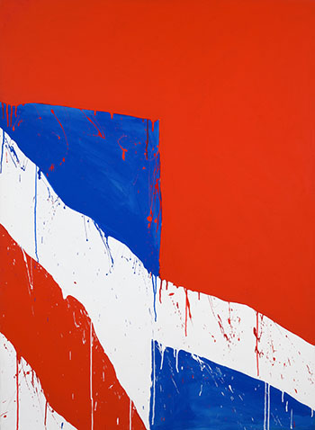 Sans titre (Série Bleu blanc rouge) by Serge Lemoyne