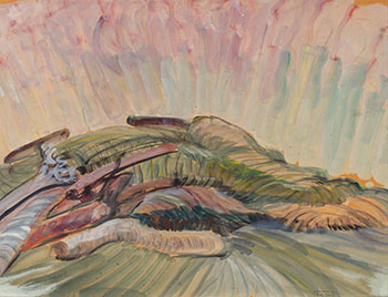 Trunks on a Hill-Top by Emily Carr