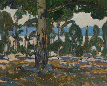 Early Morning, Big Turtle Lake by James Edward Hervey (J.E.H.) MacDonald