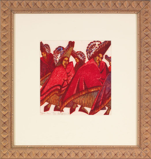 Indian Dance by Sybil Andrews