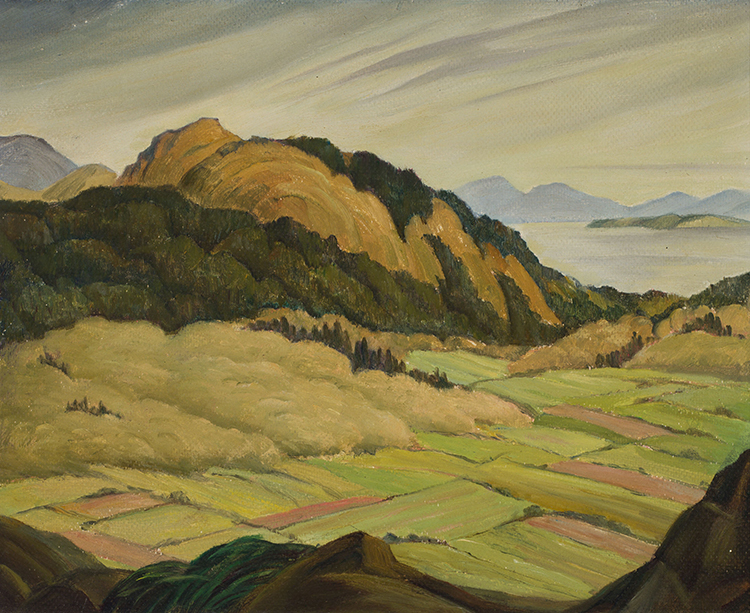 Mt. Douglas from Tolmie par William Percival (W.P.) Weston