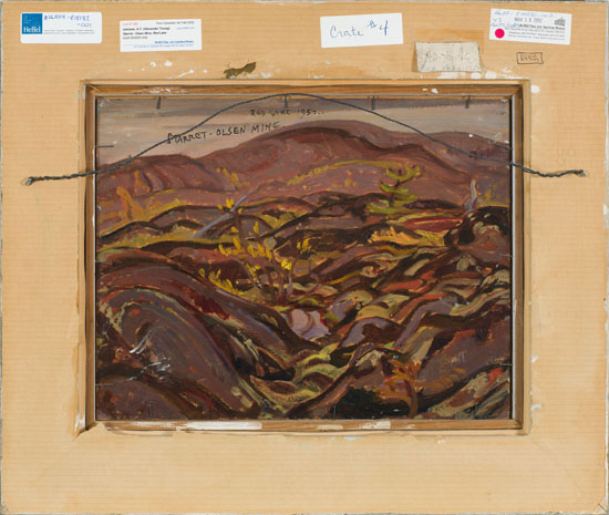 Starret - Olsen Mine, Red Lake / Landscape (verso) by Alexander Young (A.Y.) Jackson