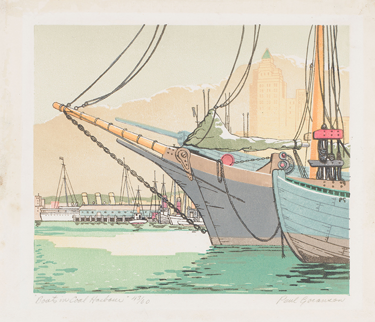 Boats in Coal Harbour by Paul Alexander Goranson